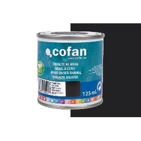 ESMALTE AL AGUA (125 ML) NEGRO MATE