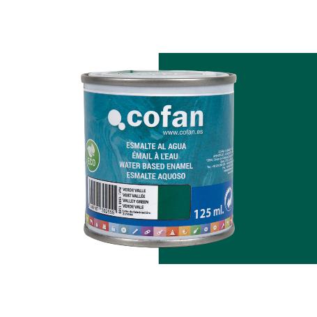 ESMALTE AL AGUA (125 ML) VERDE VALLE BRILLO