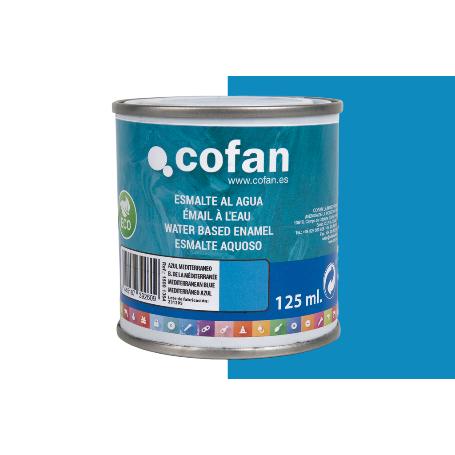 ESMALTE AL AGUA (125 ML) AZUL MEDITERRANEO BRILLO