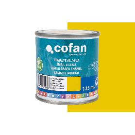 ESMALTE AL AGUA (125 ML) AMARILLO REAL BRILLO