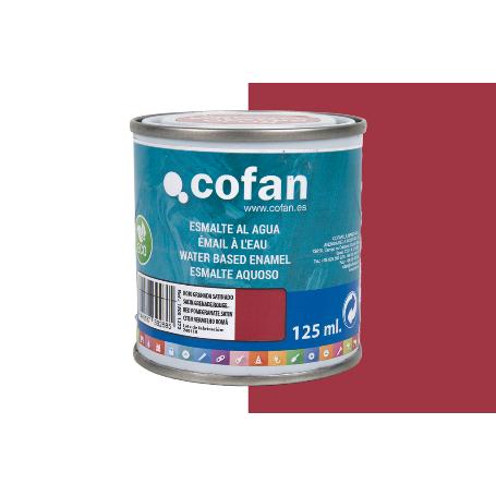 ESMALTE AL AGUA (125 ML) ROJO GRANADA SATINADO