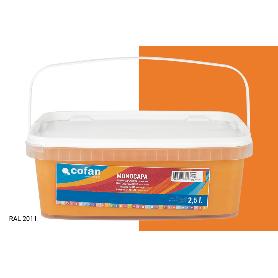 PINTURA PLÁSTICA MONOCAPA NARANJA (2,5 LT