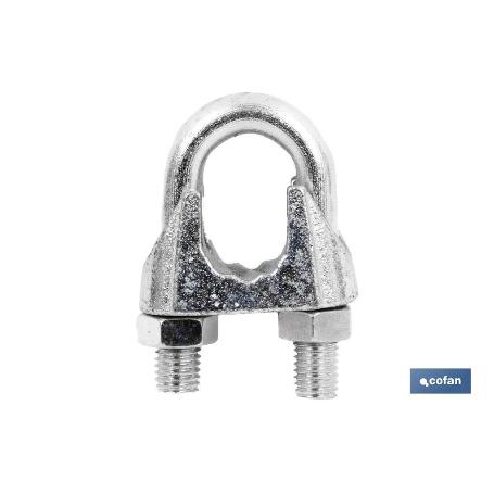 SUJETACABLES DIN-741 ZINCADO M-5 VENTA UNITARIA
