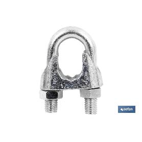 SUJETACABLES DIN-741 ZINCADO M-14 VENTA UNITARIA