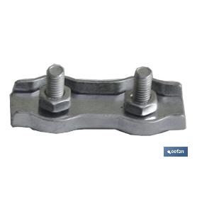 SUJETACABLES PLANOS DOBLE M-2 VENTA UNITARIA