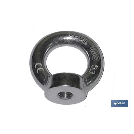 ANILLA ELEVACION HEMBRA DIN 582 M-8 ZN VENTA UNITARIA