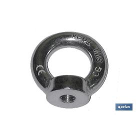 ANILLA ELEVACION HEMBRA DIN 582 M-12 ZN VENTA UNITARIA