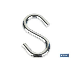 GANCHO EN S ZINCADO M-7   CAJA 50 UNID.