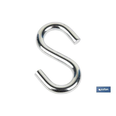 GANCHO EN S ZINCADO M-10 VENTA UNITARIA