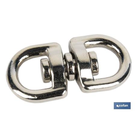 TORNIQUETE GIRATORIO   NIQUELADO 13X13MM VENTA UNITARIA