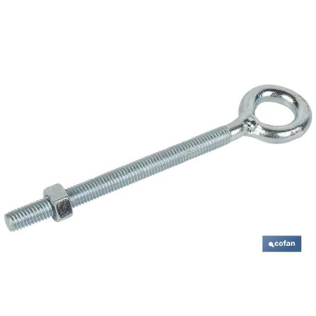 HEMBRILLA CON TUERCA M-3X25   CAJA 100 UNID.