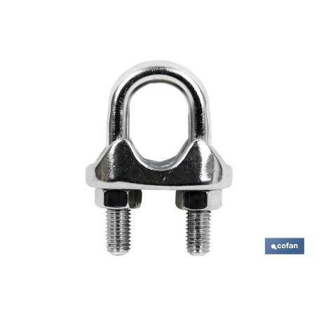SUJETACABLES ACERO INOXIDABLE M-5 VENTA UNITARIA
