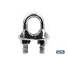 SUJETACABLES ACERO INOXIDABLE M-6 VENTA UNITARIA