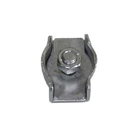 SUJETACABLES PLANO SIMPLE M-3 INOX   CAJA 10 UNID.