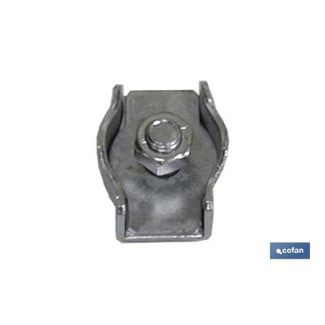 SUJETACABLES PLANO SIMPLE M-3 INOX VENTA UNITARIA