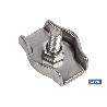 SUJETACABLES PLANO SIMPLE M-6 INOX VENTA UNITARIA