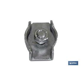 SUJETACABLES PLANO SIMPLE M-10 INOX VENTA UNITARIA