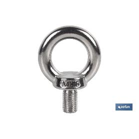 ANILLA ELEVACION MACHO DIN 580 M-6 INOX VENTA UNITARIA