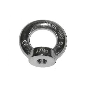 ANILLA ELEVACIÓN HEMBRA DIN 582 INOX M-6   CAJA 5 UNID.