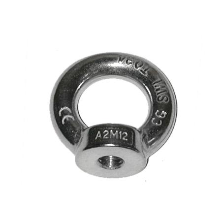 ANILLA ELEVACIÓN HEMBRA DIN 582 INOX M-8   CAJA 5 UNID.