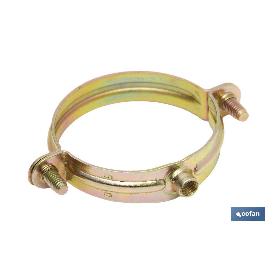 ABRAZADERA METALICA M-6 PARA TUBO  16MM. VENTA UNITARIA
