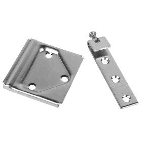 SET COLGADOR DE ARMARIO ZINCADO 53 MM   CAJA 50 UNID.