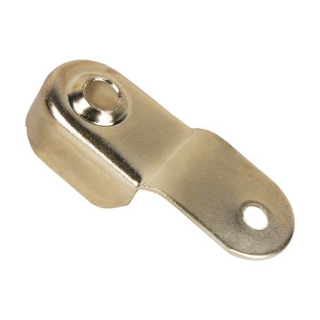 SOPORTE BARRA ARMARIO LATÓN   CAJA 100 UNID.