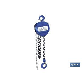 POLIPASTO MANUAL 3,0 T ELEVACIÓN 6 M