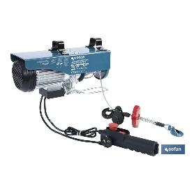 POLIPASTO ELÉCTRICO 1800 W 600/1200 KG ELEVACIÓN 10/20 M