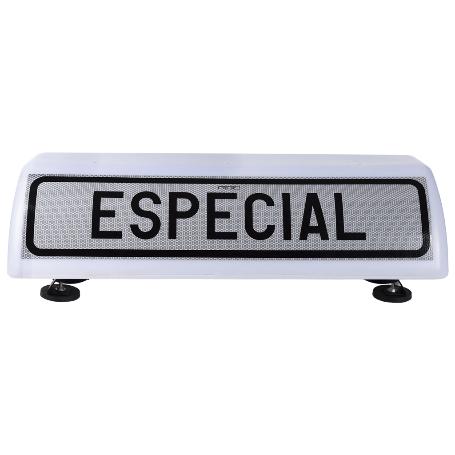 CARTEL AVISADOR ACOMP. VEH. - ESPECIAL V-21