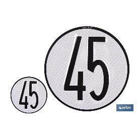 DISCO DE VELOCIDAD 45 KM/H - Ø 100 MM