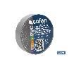 CINTA AISLANTE 180 MICRAS GRIS 19MMX20 METROS   CAJA 10 UNID.