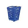CESTA DE COMPRA CON RUEDAS Y ASA TELESCÓPICA 390X390X529 MM