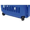 CESTA DE COMPRA CON RUEDAS Y ASA TELESCÓPICA 390X390X529 MM
