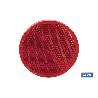 CATADIÓPTRICO REDONDO ROJO Ø 60 MM ADHESIVO