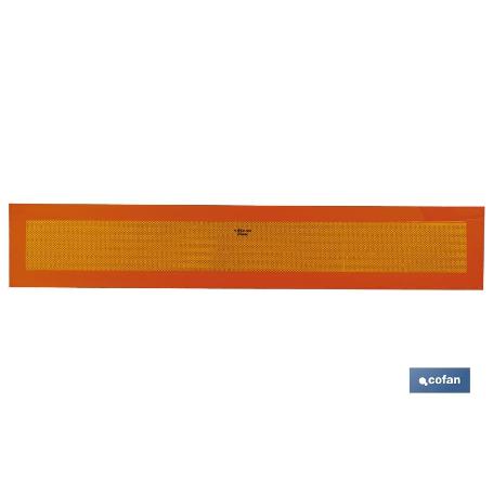 PLACA V-6 VEHICULOS LARGOS 1130X200MM.