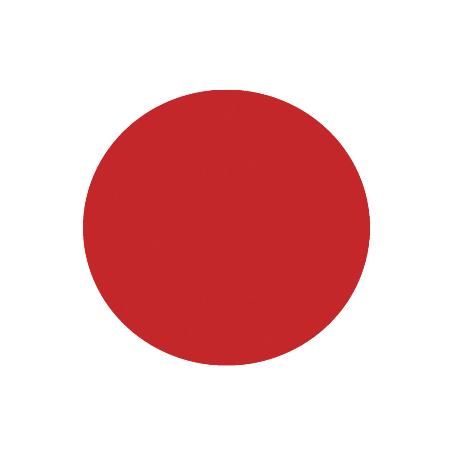 CIRCULO ADHESIVO ROJO 150 MM PARA CRISTAL