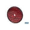 CATADIÓPTRICO REDONDO ROJO Ø60 MM CON AGUJERO SIN TORNILLO