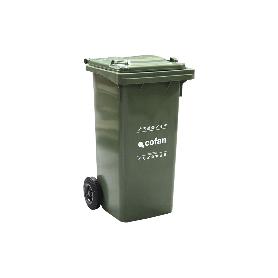 CONTENEDOR 2 RUEDAS 120 LITROS COLOR VERDE