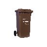 CONTENEDOR 2 RUEDAS 120 LITROS COLOR MARRÓN