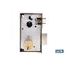 CERRADURA DE SOBREPONER IZQUIERDA 60 MM ADAPTABLE AL MODELO 56A