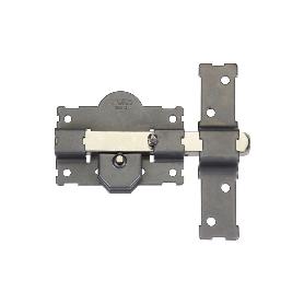 CERROJO BOTON/LLAVE PINTADO GRIS R/105-70MM IGUALADOS