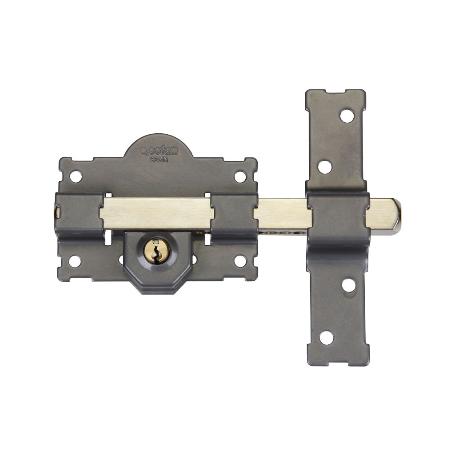 CERROJO LLAVE/LLAVE PINTADO GRIS L/105 - 70 MM