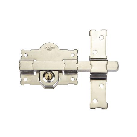 CERROJO LLAVE/LLAVE NIQUELADO L/105 - 70 MM