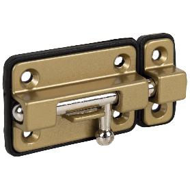 PASADOR BASE PLÁSTICO CROMO BRILLO 80 MM   CAJA 15 UNID.