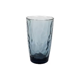 PACK 6 VASOS ALTO VIDRIO 47 CL COLOR AZUL MODELO JADE