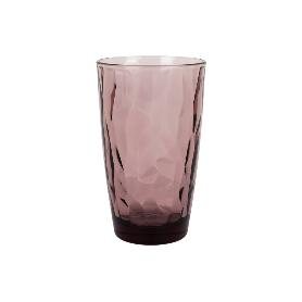 PACK 6 VASOS ALTO VIDRIO 47 CL COLOR PURPURA MODELO JADE