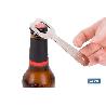 ABRIDOR DE BOTELLAS DE ACERO 10,5 X 4 CM