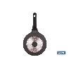 SARTÉN DE INDUCCIÓN DE ALUMINIO FORJADO Ø20 CM ANZIO
