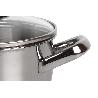 CACEROLA INOX INDUC.2.6L MODELO POLENTA T/ VIDRIO Ø200 MM